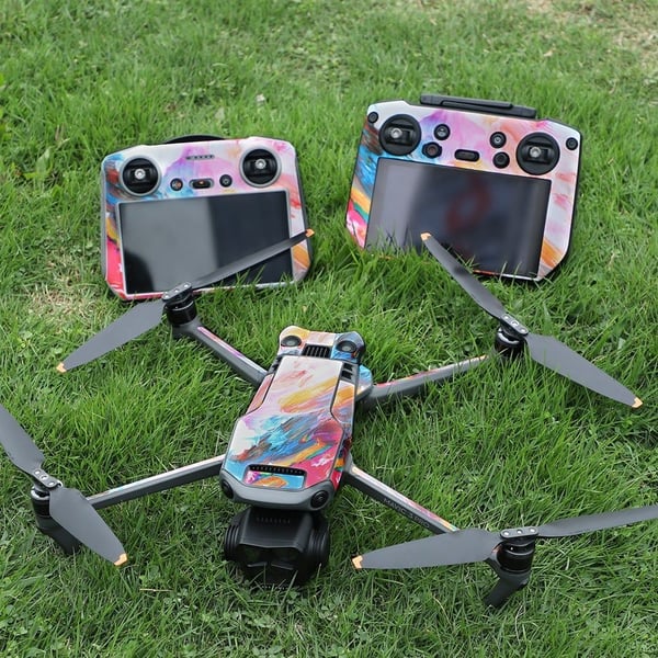 SUNNYLIFE DJI Mavic 3 Pro kreativt klistremerke - Laval / Svart