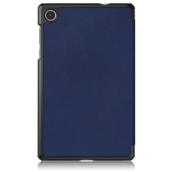 Tri-fold Leather stander etui til Lenovo Tab M8 (Gen 4) - Mørkeblå