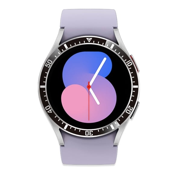 Samsung Galaxy Watch 5 / 4 (40 mm) metallring i to farger - Svart / Svart