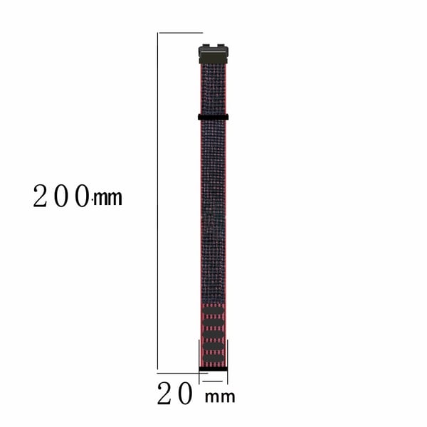 Huawei Band 8 nylonhihna - Pinkki