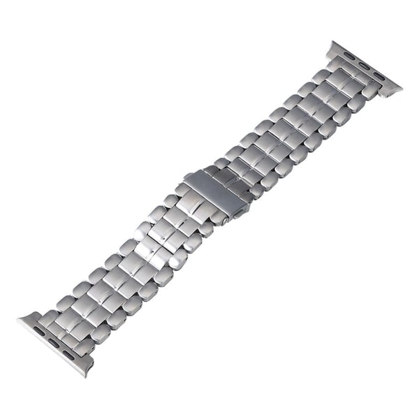 Apple Watch Series 8 (41 mm) armband med 5 pärlor i titanstål - Silver Apple Watch Series 8 (41 mm) armband med 5 pärlor i titanstål - Silver