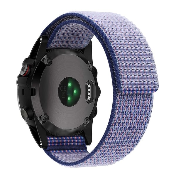 26mm nylonhihna Garmin-kellolle - Vaaleanvioletti