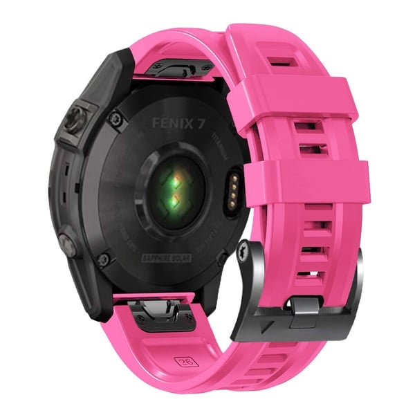 Silikonerem til Garmin / Amazfit og Coros-ur - Hot Pink