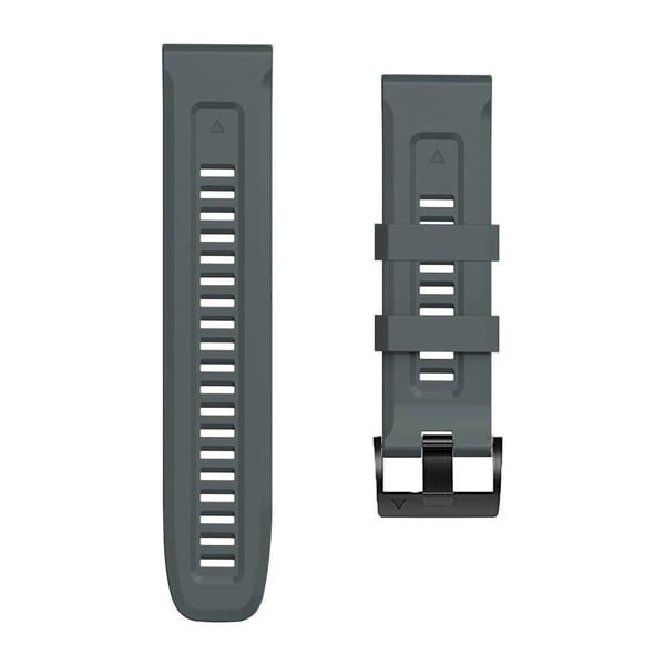 Silikonrem for Garmin / Amazfit og Coros-klokke - Grå