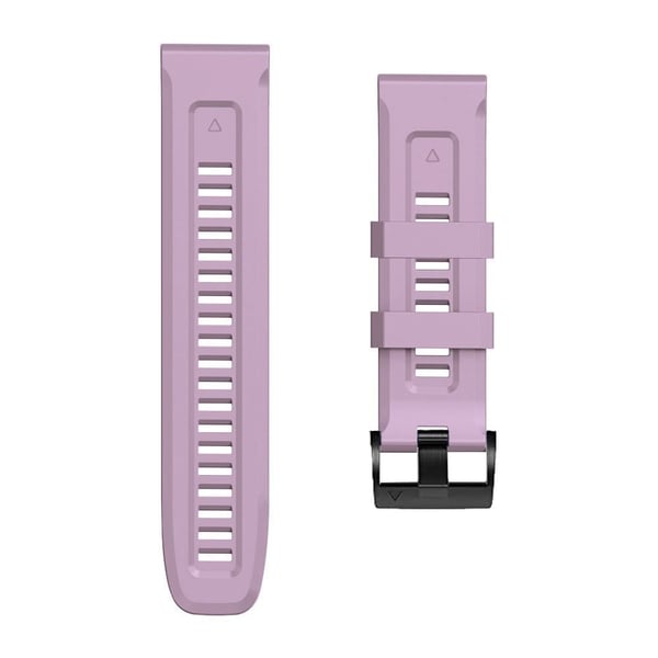 Silikonrem for Garmin / Amazfit og Coros-klokke - Lyselilla