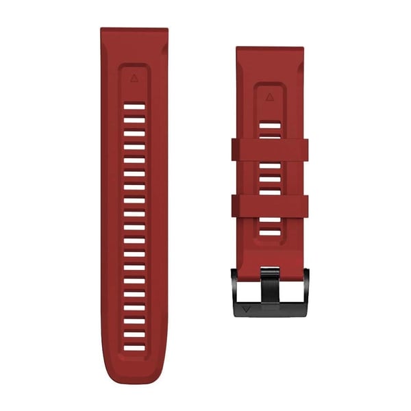 Silikonrem for Garmin / Amazfit og Coros-klokke - Rød