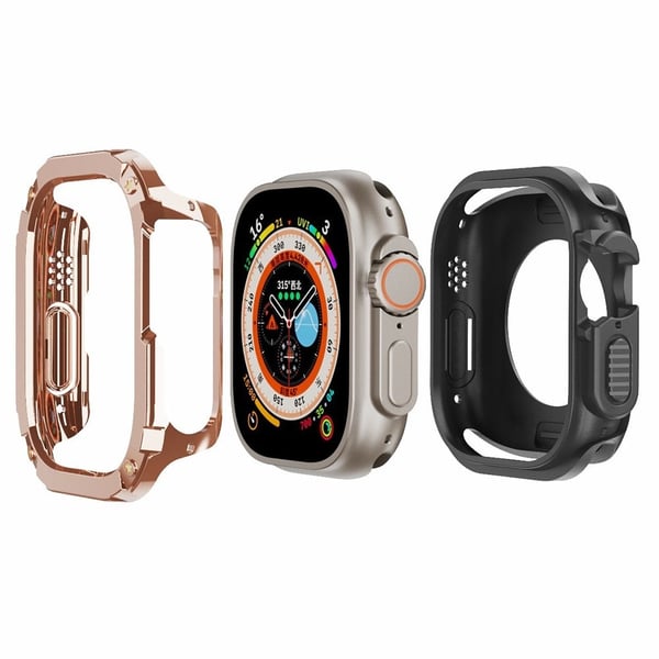 Apple Watch Ultra beskyttelsescover - Rødguld