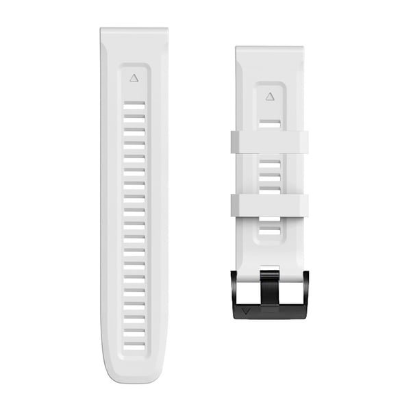 Silikonerem til Garmin / Amazfit og Coros-ur - Hvid