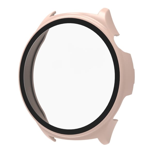 Huawei Watch 4-deksel med skjermbeskytter i herdet glass - Rosa Huawei Watch 4-deksel med skjermbeskytter i herdet glass - Rosa