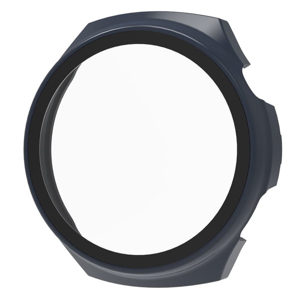 Huawei Watch 4 Pro beskyttelsesdeksel med herdet glass - Midnattsblå Huawei Watch 4 Pro beskyttelsesdeksel med herdet glass - Midnattsblå