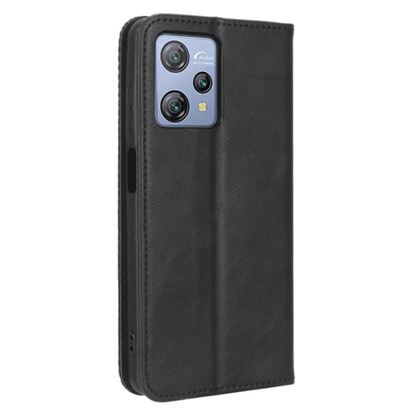 Bofink Vintage Blackview A53 / A53 Pro Læretui - Svart