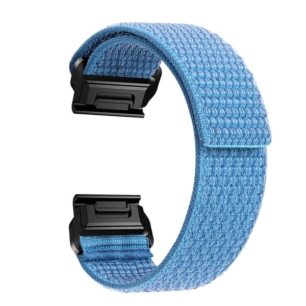 26 mm nylonrem til Garmin-ur - Himmelblå