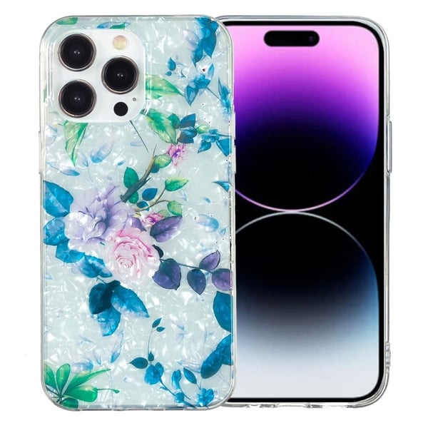 Marble iPhone 14 Pro Suojakotelo - Rose