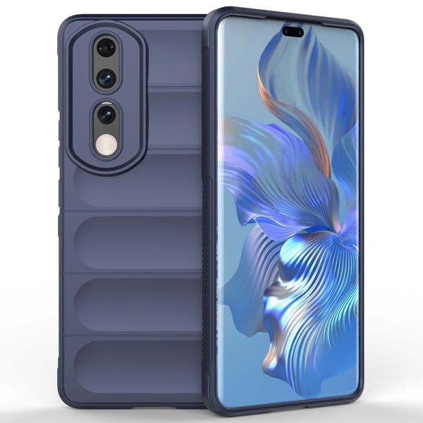 Pehmeä kahva muotoiltu kuori Honor 90 Pro - Tummansininen Pehmeä kahva muotoiltu kuori Honor 90 Pro - Tummansininen