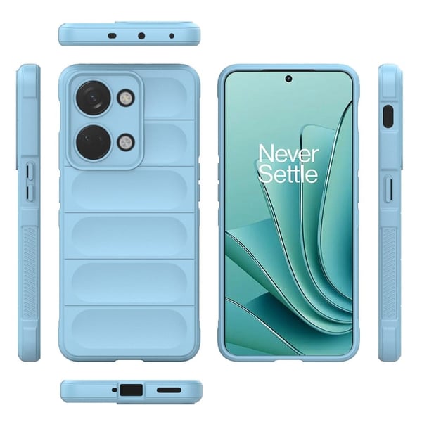 Blødt grebsformet cover til OnePlus Nord 3 / OnePlus Ace 2V - Blå