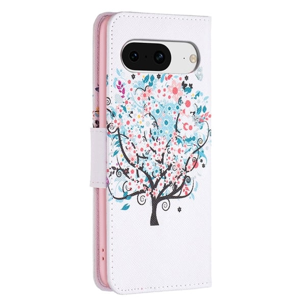 Wonderland Google Pixel 8 Flip Etui - Blomst Træ