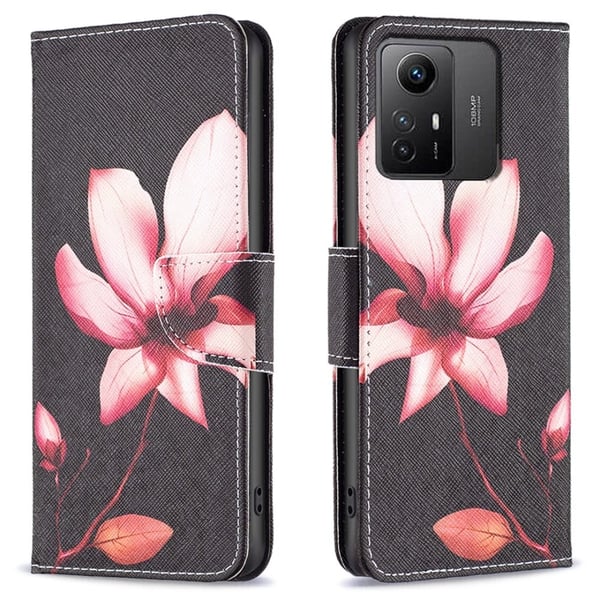 Wonderland Xiaomi Redmi Note 12s Flip Fodral - Rosa Blomma