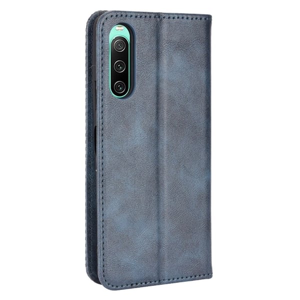 Bofink Vintage Sony Xperia 10 V Læretui - Blå