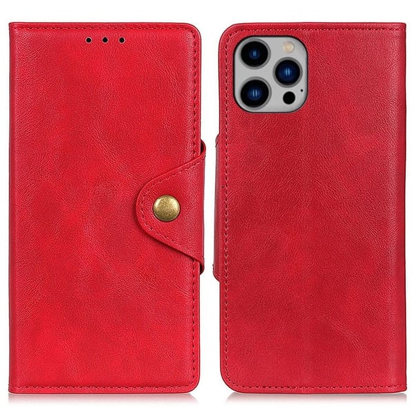 Alpha iPhone 15 Pro Läppäkotelo - Punainen Alpha iPhone 15 Pro Läppäkotelo - Punainen