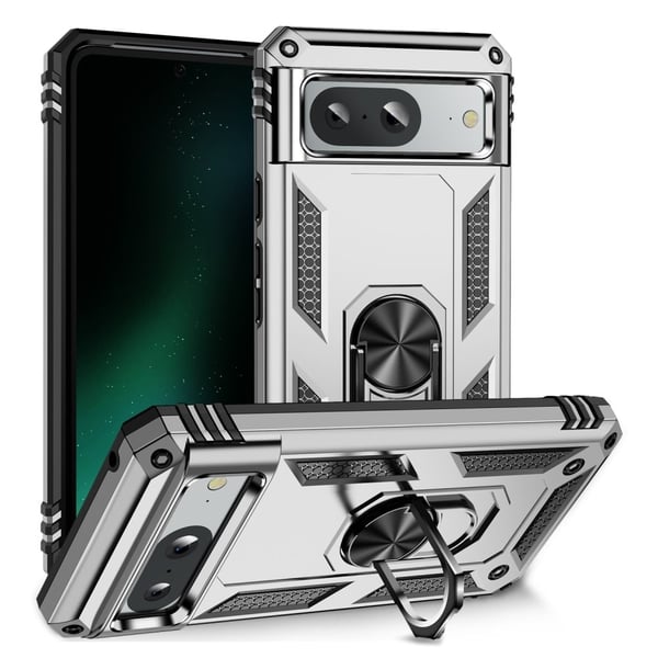 Bofink Combat Google Pixel 8 skal - Silver/Grå