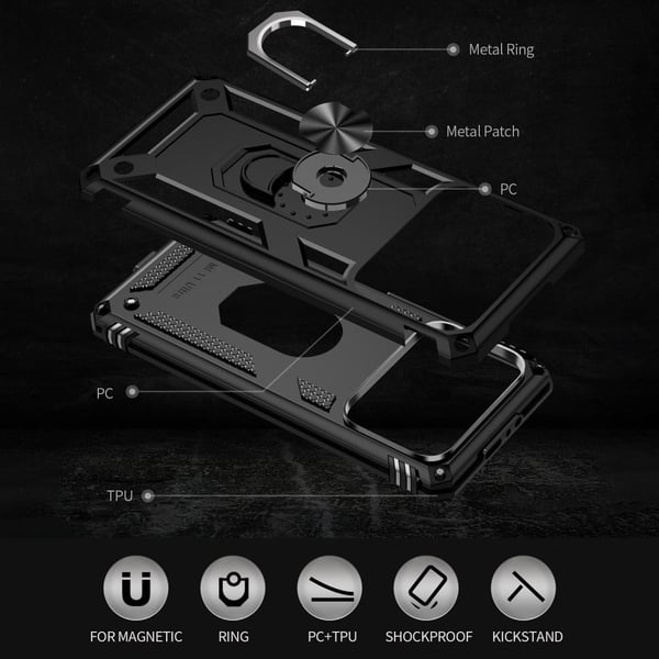 Bofink Combat Xiaomi Mi 11 Ultra Etui - Svart
