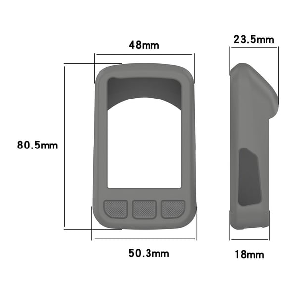 Wahoo Elemnt Bolt V2 silikonisuojus - Tummanharmaa