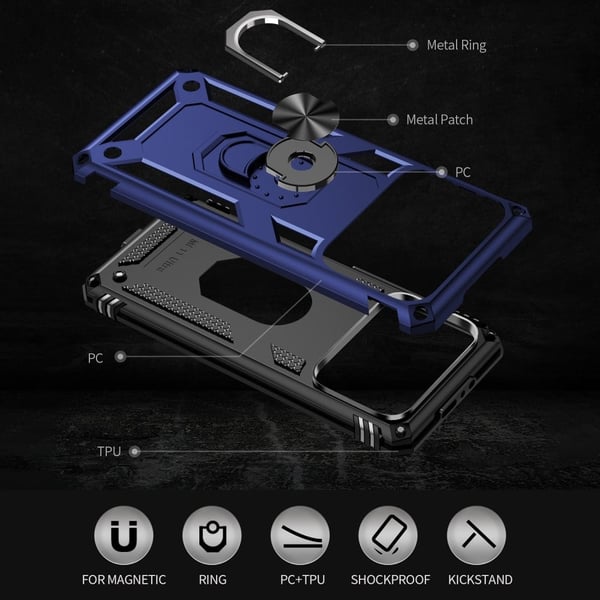 Bofink Combat Xiaomi Mi 11 Ultra Etui - Blå