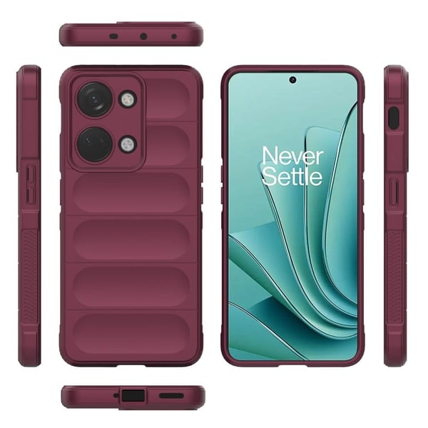 Blødt grebsformet cover til OnePlus Nord 3 / OnePlus Ace 2V - Rød