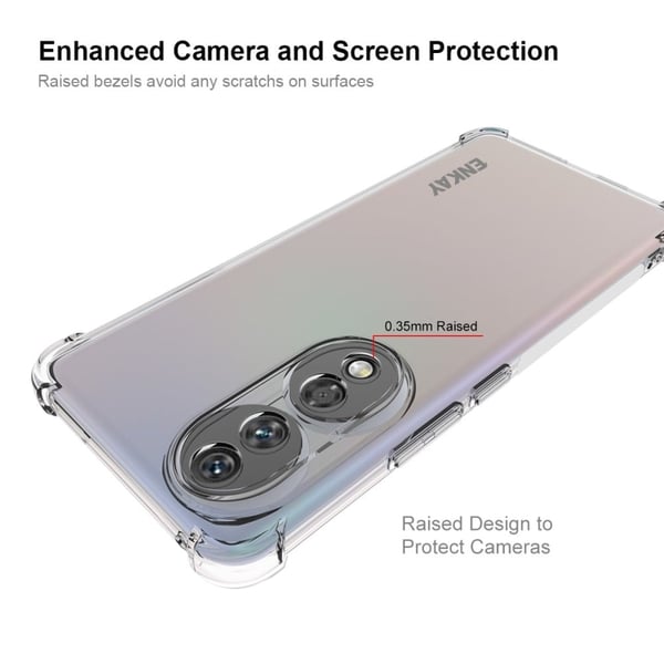 ENKAY klart faldsikkert etui til Honor 90