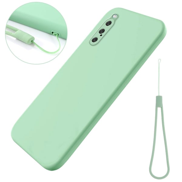 Matte Liquid silikone cover til Sony Xperia 10 V - Grøn Matte Liquid silikone cover til Sony Xperia 10 V - Grøn