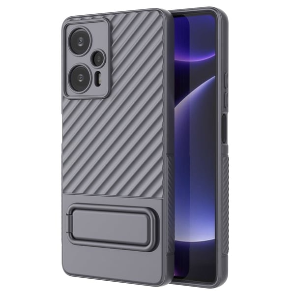 Beskyttende anti-ridse cover med kickstand til Xiaomi Poco F5 / Xiaomi Redmi Note 12 Turbo