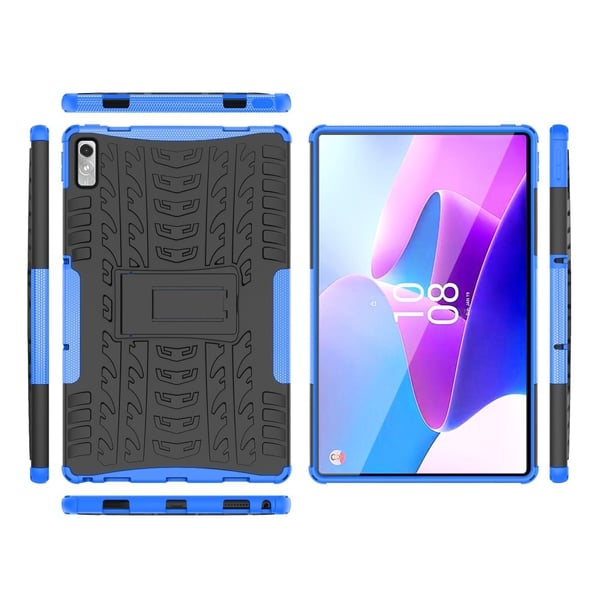 Dækmønstret kickstand-etui til Lenovo Tab P11 (2. generation) - Blå