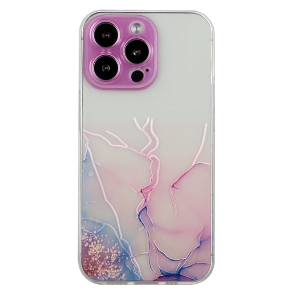 Marmor etui til iPhone 15 Pro Max - Pink