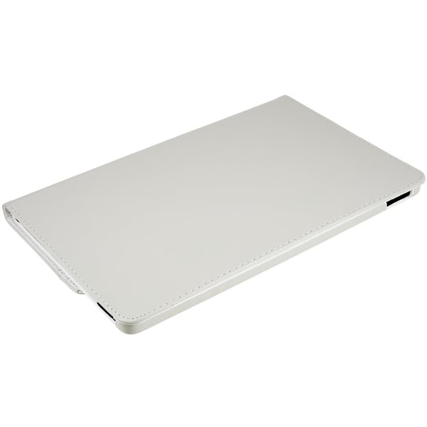 Lenovo Tab P11 (2. generasjon) flip-etui i skinn med elastisk bånd - Hvit