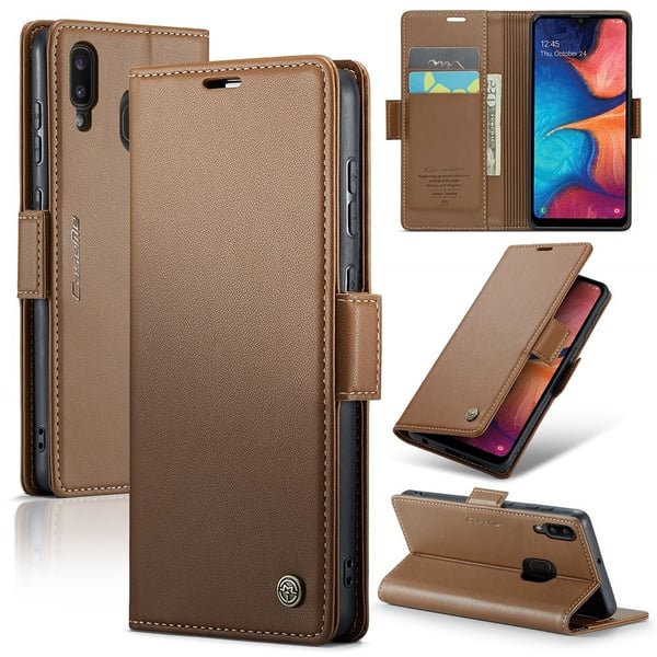 CaseMe Samsung Galaxy A40 Smooth Suojakotelo - Ruskea CaseMe Samsung Galaxy A40 Smooth Suojakotelo - Ruskea