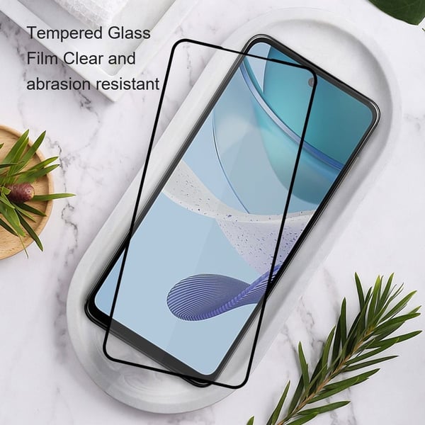 2 stk AMORUS ekstra sterk skjermbeskytter i glass til Motorola Moto G50