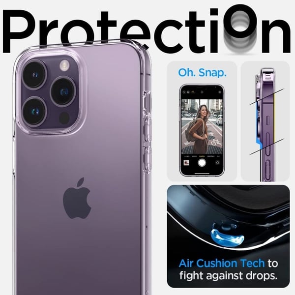Erittäin ohut läpinäkyvä kotelo iPhone 15 Pro Maxille