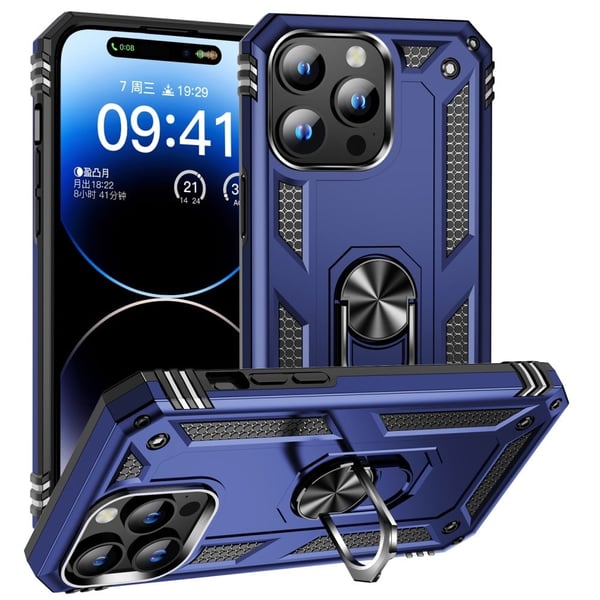 Bofink Combat iPhone 15 Pro Suojakotelo - Sininen