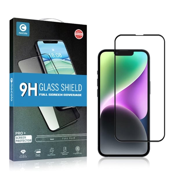 MOCOLO HD skærmbeskytter i hærdet glas til iPhone 15 Plus