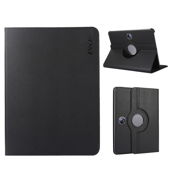 HAT PRINCE OnePlus Pad / Oppo Pad 2 simpelt læderetui - Sort
