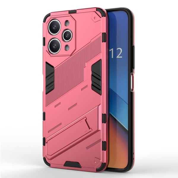 Stöttåligt Xiaomi Redmi 12 hybridskal - Rosa