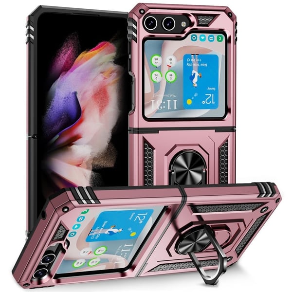 Bofink Combat Samsung Galaxy Z Flip5 Etui - Rødguld