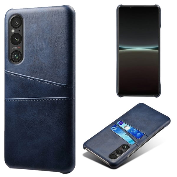 Dual Card Etui Sony Xperia 1 V - Blå