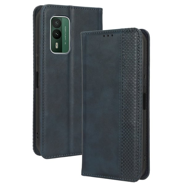 Bofink Vintage Nokia Xr21 Læder Etui - Blå Bofink Vintage Nokia Xr21 Læder Etui - Blå