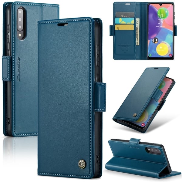 CaseMe Samsung Galaxy A70 / A70s Smooth Etui - Blå