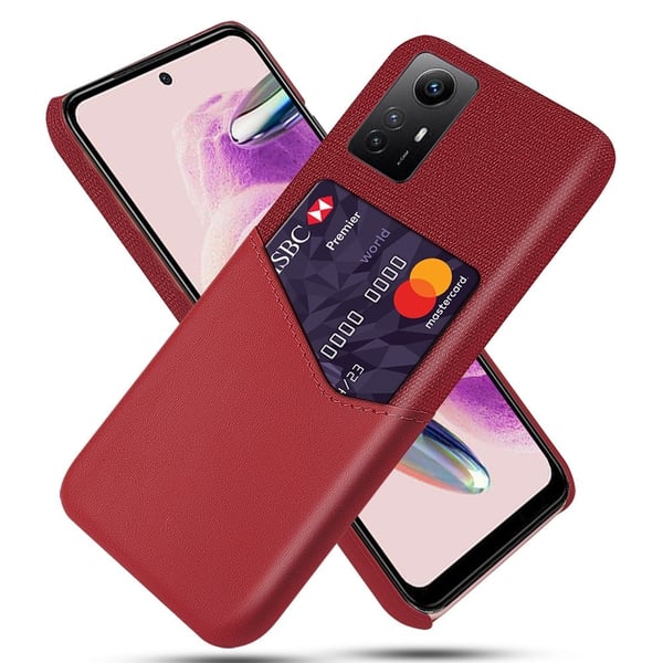 Bofink Xiaomi Redmi Note 12s Card Suojakuori - Punainen Bofink Xiaomi Redmi Note 12s Card Suojakuori - Punainen