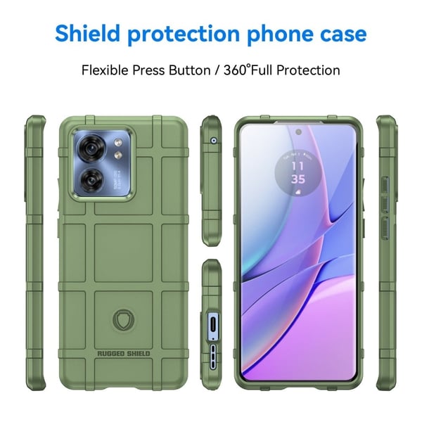 Rugged Shield Suojakotelo Motorola Edge 40 - Vihreä
