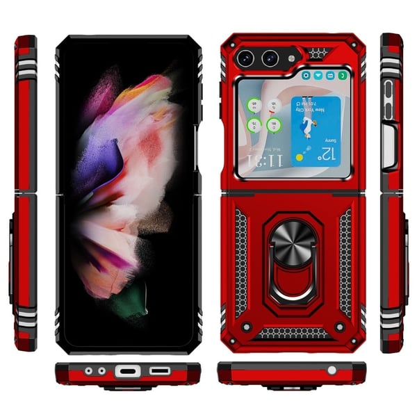 Bofink Combat Samsung Galaxy Z Flip5 Etui - Rød