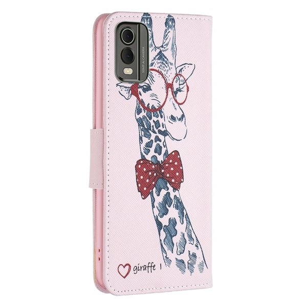 Wonderland Nokia C32 Läppäkotelo - Giraffe