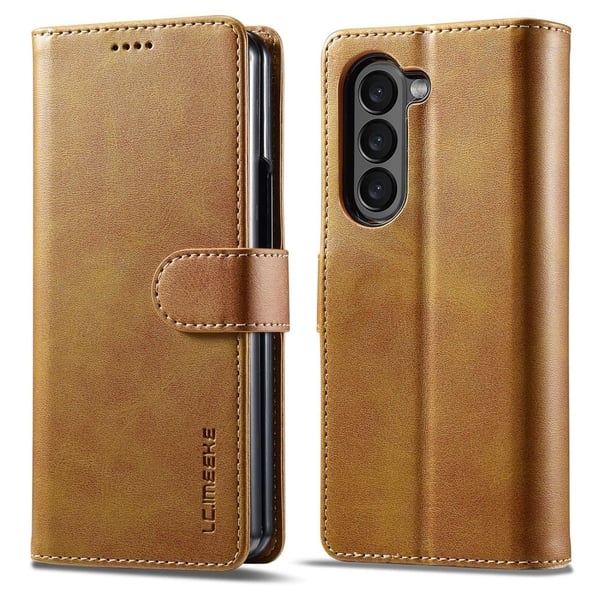 LC.IMEEKE Samsung Galaxy Z Fold5 Flippetui - Gul